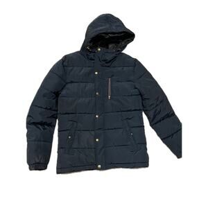 H&M Blue Quilted Puffer Jacket Mens S